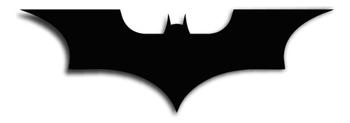 Cuadro Decorativo Logo Batman  En Mdf 3mm 28,5cm X 9,5cm