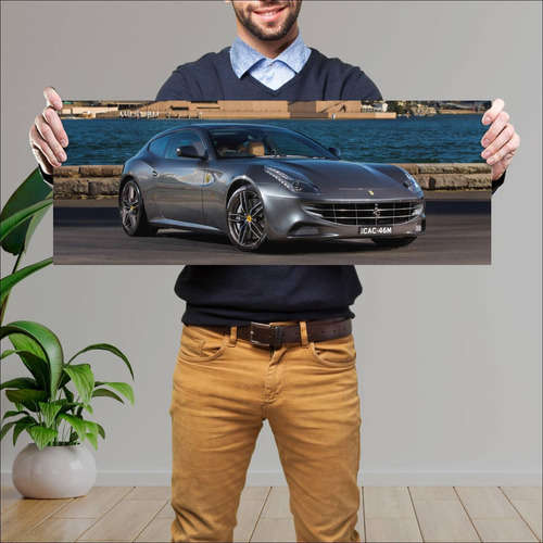 Cuadro 30x80cm Auto 2012 Ferrari Ff Au Auto 510