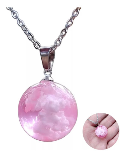 Colgante Yo Te Cielo Collar Mujer Hombre Cadena Con Dije Color Rosa