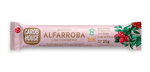 Alfarroba Com Cranberry Carob House Barrinha Unidade