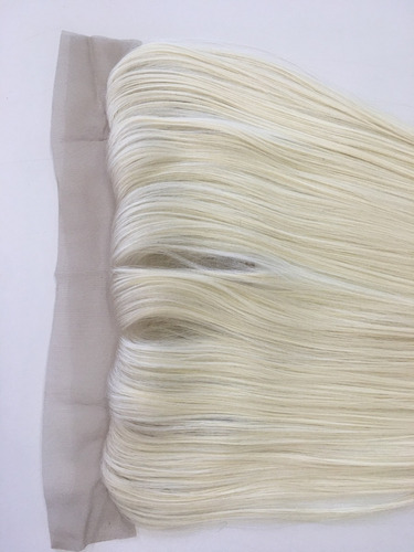 Prótese Capilar Sintético Orgânico Front Lace Clousure 50cm
