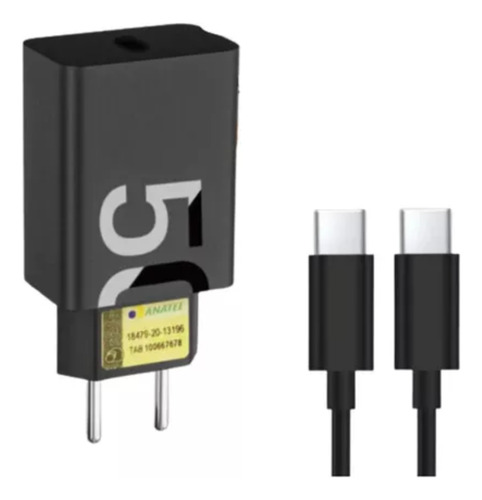 Carregador Turbo 50w Para Motorola Moto E E7 E13 E20 E22
