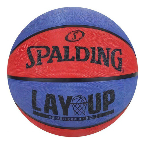 Pelota de baloncesto Spalding Lay Up, color rojo
