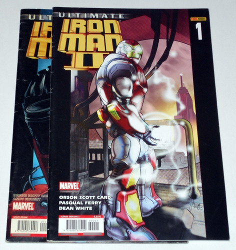 Ultimate Iron Man Ii - Lote 2 Números - Panini - Español