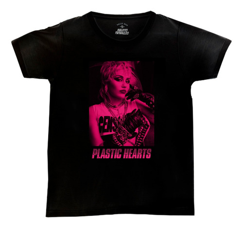 Miley Cyrus Plastic Hearts - Remera 100% Algodón