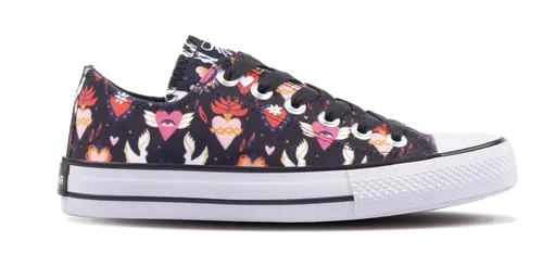 Zapatillas lona estampadas mujer sale