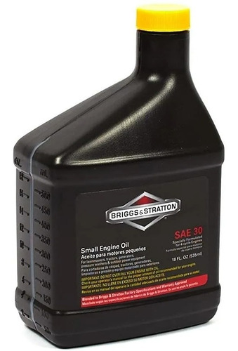 Imagen 1 de 1 de Briggs & Stratton 100005 Sae 30w Aceite Del Motor - 18 Oz