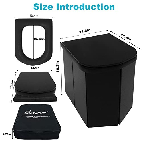 Inodoro Portátil Xxl, Inodoro De Camping Una Bolsa De ...