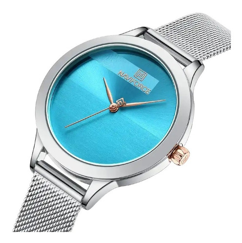 Reloj Para Mujer Naviforce Plano Diferentes Colores Original