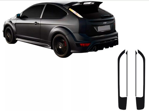 Kit Aplique Lanterna Mascara Negra Ford Focus 2008 A 2013