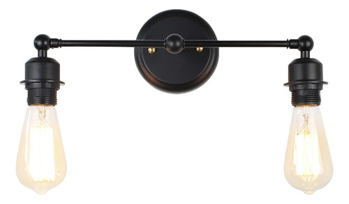 Lámpara De Pared Moderna De 2 Cabezales Para Sala De Estar C