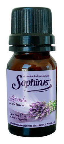 Aceite esencial Saphirus Aceite Esencial lavanda 10mL