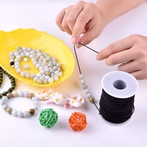 Hilo Elastico Para Pulsera Manillas 0.8mm X250mts