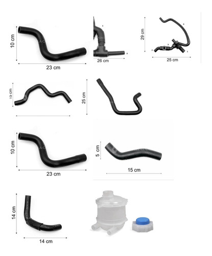 Kit Mangueras De Agua Renault 19 1.7