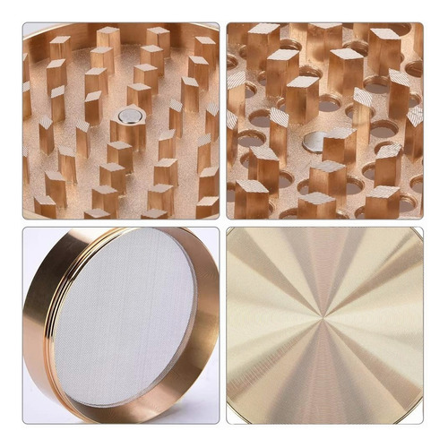 Imagen 5 de 7 de 75mm Grinder La Hierba Grande Molinillo Para Hierba Especias
