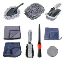 Comprar 9 Piezas Kit Detallado Automotriz Lavado Limpieza Juego