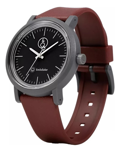 Reloj By Q&q By Citizen Hombre Solar Sumergible 100 Metros Estilo Minimalista