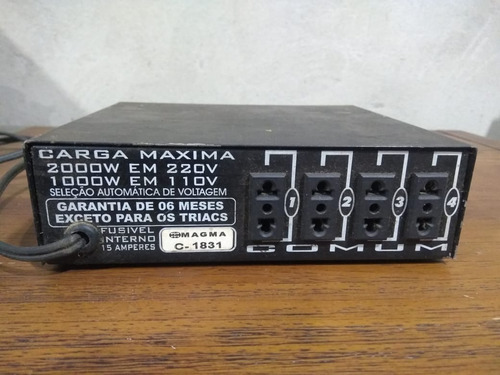 Sequêncial De Tempo De Potência 4 Canais Magma