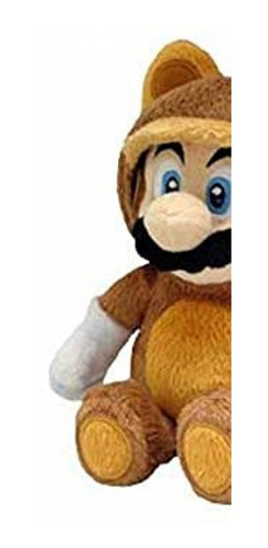 Imagen 2 de 3 de Little Buddy Oficial Super Mario Peluche Mapache Tanooki Mar