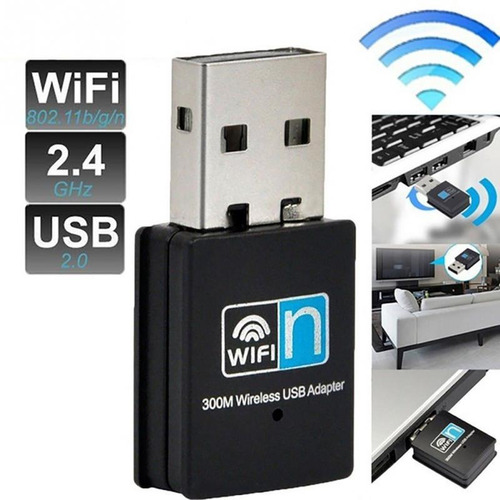 Placa De Rede Sem Fio Do Adaptador Wifi Dongle