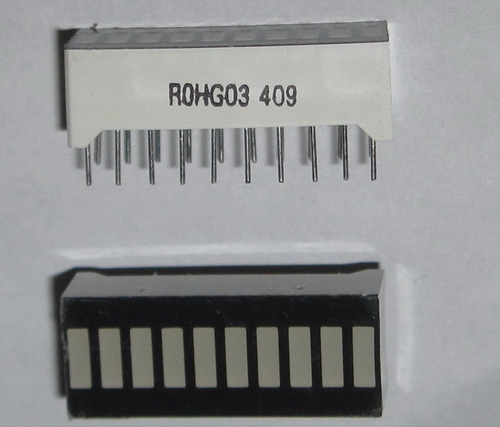 Microtivity Is601 10-segment Led Display (rojo, Pack De 2)