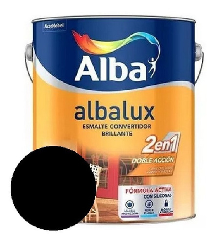 Albalux 2 En 1 Negro G2 X 1/2 Lt