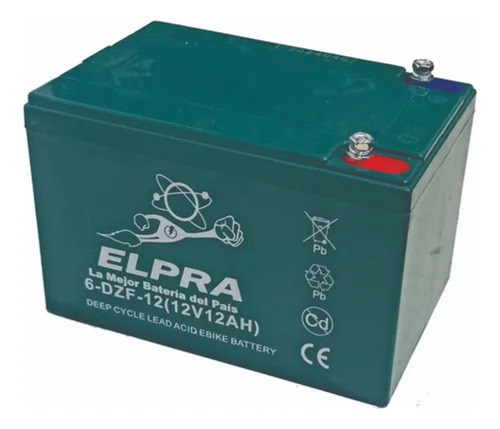 Bateria Elpra 12v 12ah Para Mini Moto Cuatri Electricos Derecho
