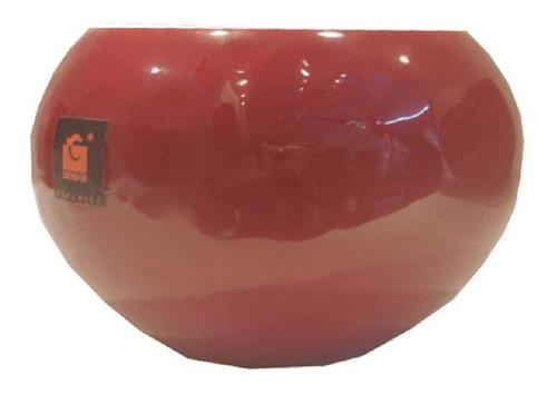 Macetita Ceramica Rojo Zd6011m1255