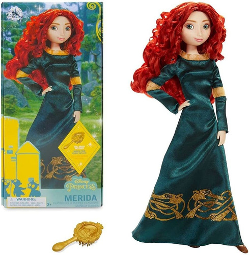 Muñeca Clásica Disney Merida Brave 11 ½ Pulgadas