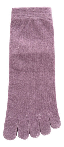5 Pares De Calcetines De Algodón Femeninos Con Cinco Dedos
