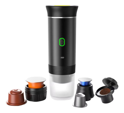 Cafetera Maquina Expresso Portátil 3 En 1 Usb Blanco
