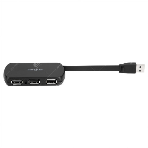Hub Usb 2.0 De 4 Puertos, Targus Ach114us, Diseño Compacto