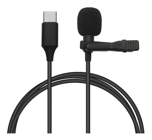 Microfono Corbatero 1.5m Para Smartphone Tipo C Lavalier