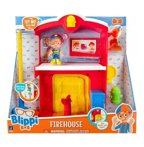 Playset Blippi Firehouse Estación De Bomberos