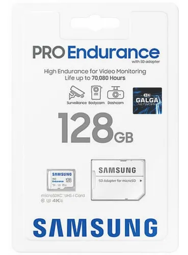 Tarjeta Memoria Micro Sd Samsung Pro Endurance 128gb Adap