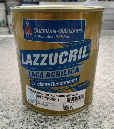 Clear Laca Bicapa 1k Alto Brillo Sherwin Williams 0,9lt