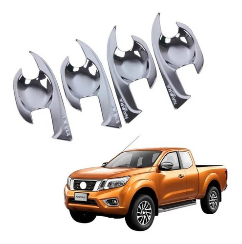 Set Fondos De Manillas Cromadas Nissan Np300 2016-2020