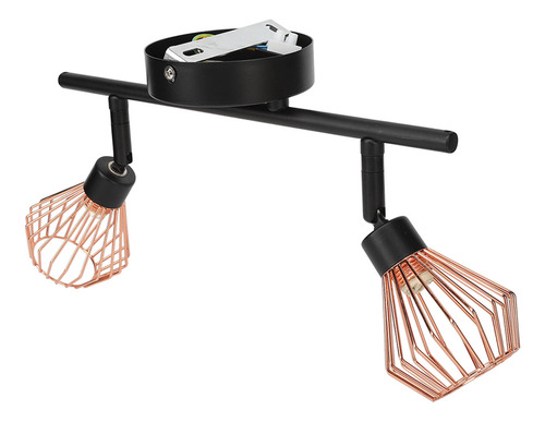 Kit De Iluminación Para Rieles, 2 Cabezales Giratorios Para