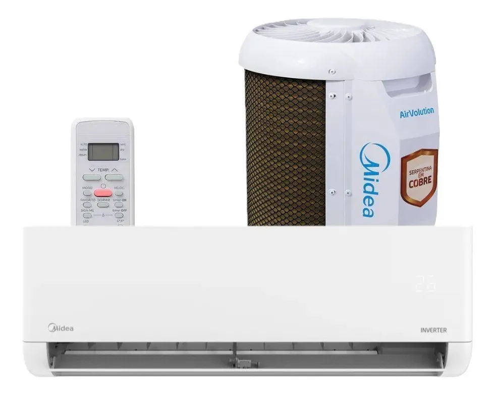 Ar Condicionado Inverter Midea Airvolution 9000 Btus Frio Branco
