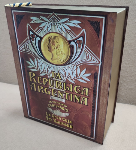 Caja Libro Del Centenario, Art Nouveau Aanba Souvenirs 