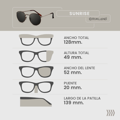 Imagen 8 de 10 de Anteojos De Sol Rimland Sunrise