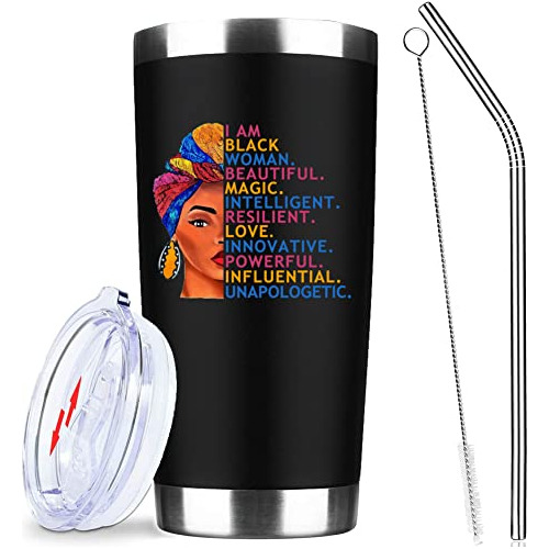 Athand Regalos Para La Copa De Tumbler De Chica Negra 2wrbx