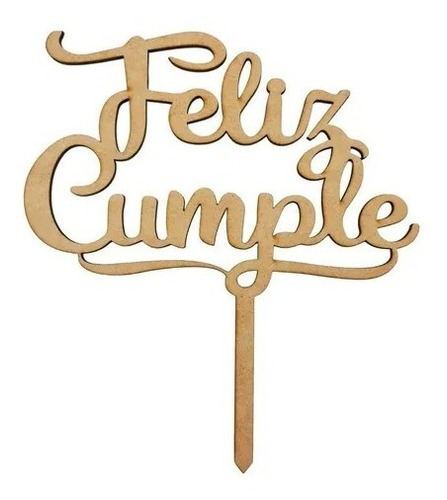 Imagen 3 de 9 de 10 Letreros Pastel Cake Topper Fiesta Cumpleaños Variedad