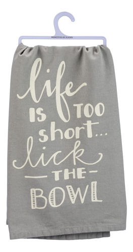 Toalla De Cocina - Life Is Too Short Lick The Bowl