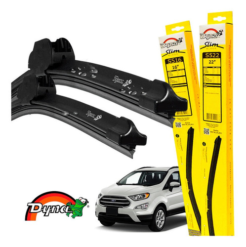 Kit Limpador Parabrisas Ford Ecosport 2017 A 2021 Original