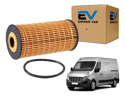 Filtro Oleo Motor Renault Master 2.3 2014 Diante