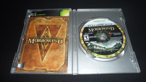 Juego De Xbox, The Elder Scrolls 3 Morrowind Year Edition. (Usado)