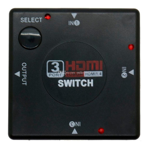 Switch Hdmi 3 Puertos Entrada Y 1 Salida Mini Multiplicador