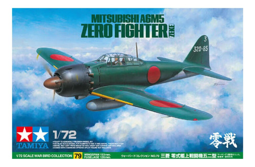 Tamiya 60779 1/72 Mitsubishi A6m5 Zero Fighter Type 52 Zeke