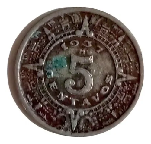 Moneda Mexico 1937 5 Centavos